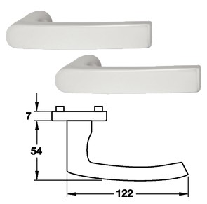 FSB 1015 T�rdr�cker in Aluminium silberfarben Paar