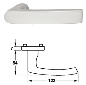 FSB 1015 T�rdr�cker in Aluminium silberfarben Lochteil