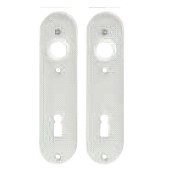 Hoppe BB Kurzschild Paris 138L, Aluminium silberfarben eloxiert