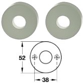 Hewi Dr�ckerrosetten Modell 305.20E 95 felsgrau