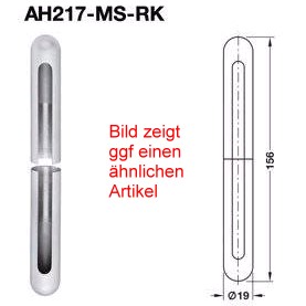 Anuba Zierhlse AH217 MS RK Messing fr Trbnder  17 mm, Messing poliert