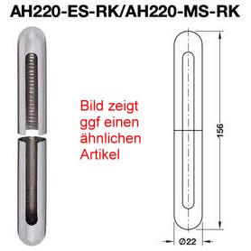 Anuba Zierhlsen AH220 MS RK Messing fr Trbnder  20 mm, Messing poliert