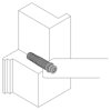 HEWI BA5.7.1R einseitig schräg
