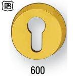 600 P.Bisschop Messing Sicherheitsrosette