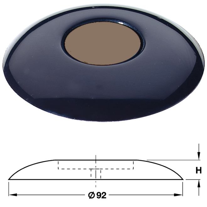 Boden Türpuffer Hewi 620.1 80 kaffeebraun h 10 mm