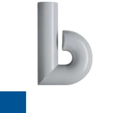 HEWI 702.165.BS Kleinbuchstabe (-) 53 ultramarinblau